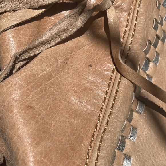 The Sak Tan Leather Hobo Handbag - Picture 6 of 11